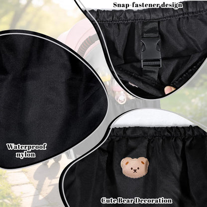 Large Capacity Stroller Organizer Bag, Universal Stroller Organizer, Adjustable Strollers Diaper Bag, for Storing Baby Formula, Bottles, and Other daily Necessities.