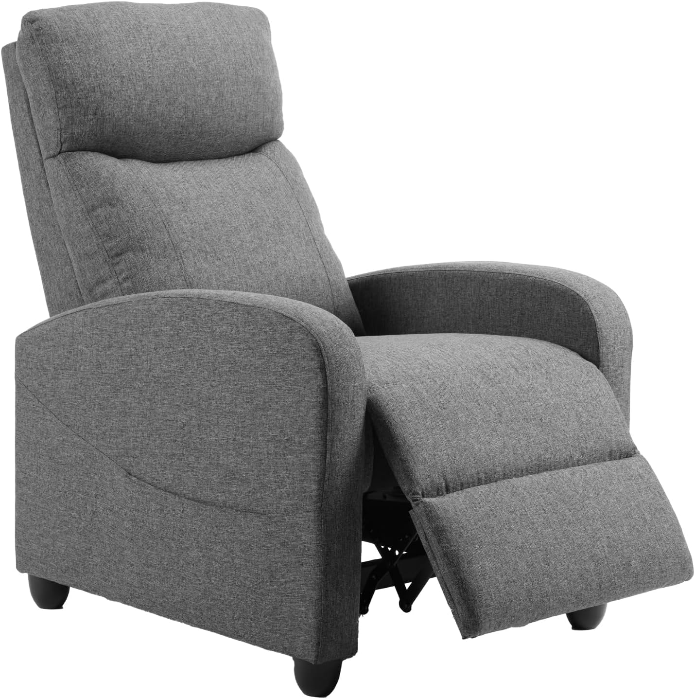 Sweetcrispy Recliner Chair, 360 Swivel Rocker Chair for Adults, Glider Rocker Recliners, Nursery Chairs for Living Room, High Back, Upholstered Deep Seat, Classical Brown