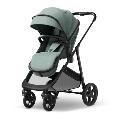 Mompush Baby Stroller, Convertible 2-in-1 with Bassinet Option, Infant Car Seat Compatible, Includes Adapter - Sturdy Full-Size Infant Stroller for Family Adventures
