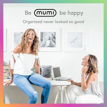 MUMI Single Dose Kit – 7pc (2.36” x 6.14”) Reusable Protein Powder Travel Container Packets with Zip-Up Bag (8” x 5”) & Funnel | Protein Powder Container to Go, Travel Powder Containers & Organizer
