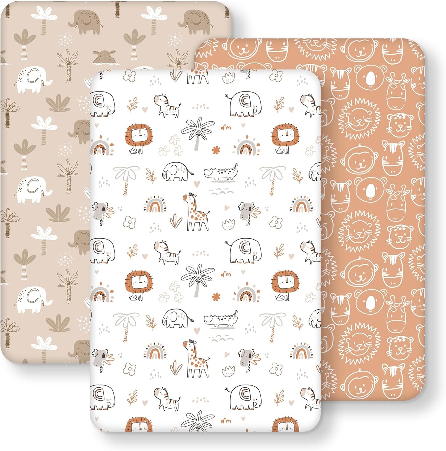 Baby Bedside Bassinet Sheets Girl, 33”x20” Compatible with Baby Delight Dream On Me & Most Rectangle Bedside Sleeper Bassinet Mattress, Super Soft Microfiber Pink Butterfly Flower