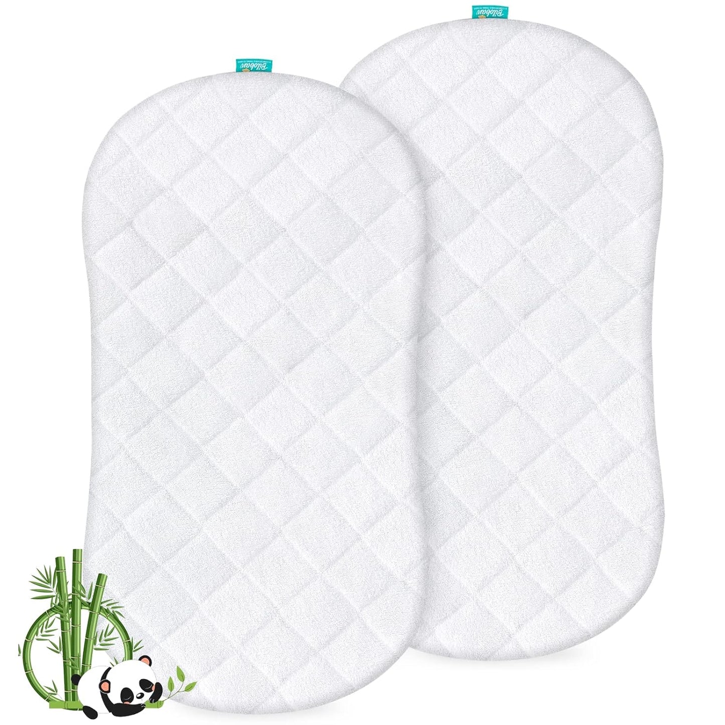 Waterproof Bassinet Mattress Protector, Fit for 19" x 33" KoolaBaby (3 in 1), Papablic, BabyBond, HARPPA and RICUTON Bedside, Ultra Soft Breathable, Washer & Dryer