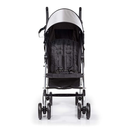 Bright Starts Ford Bronco HighGear Stroller, Lightweight Foldable Stroller with Sport Details, Large Storage Basket, Anti-Shock & Lockable Wheels, Unisex Area 51 Blue/Green