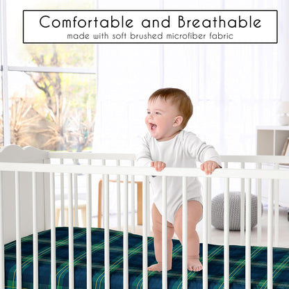 Sweet Jojo Designs 2-Piece Baby Bassinet Sheets Set (Black/White Gingham Checkered Plaid) for Boy/Girl, Infant Newborn Nursery, Oval, Rectangle & Hourglass Mattress (Solid Onyx & Classic Checkerboard)