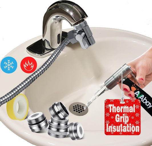 Premium Bidet Sprayer - Handheld Bide Jet Spray for Toilet | Adjustable Water Pressure | Leak-Proof Stainless Steel Toilet Bedit Sprayer | Muslim Shower | Cloth Diaper Washer | Bathroom Bidet