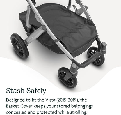 UPPAbaby Basket Cover for Vista (2015-2019) Stroller/Protects and Conceals Belongings/Easy Attachment and Access/Water-Resistant Material