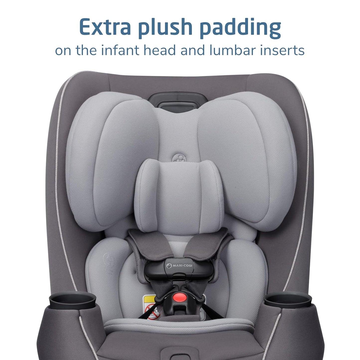 Maxi-Cosi Pria Max 3-in-1 Convertible Car Seat, Infant to Toddler Car Seat, ClipQuick Magnetic Chest Clip, Quick-Install Latch, Machine-Washable Cover, 5-100 lbs, Oyster Shell