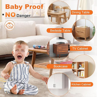 12 Pack Corner Protectors Baby Corner Guards Furniture Corners & Edges Safety Bumpers Corner Covers Baby Safety for Sharp Edges
