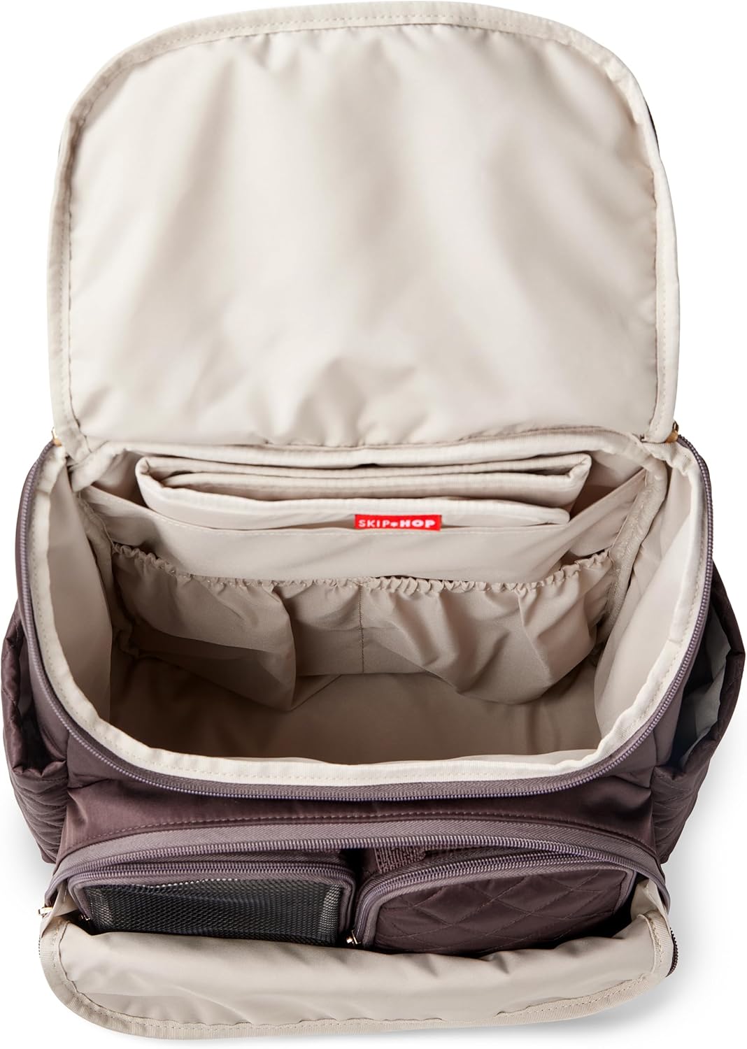 Skip Hop Diaper Bag Backpack: Forma, Multi-Function Baby Travel Bag with Changing Pad & Stroller Attachment, Jet Black
