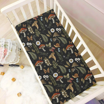 Fitted Crib Sheets Turtle Sea Horse Stretchy Portable Playard Sheets for Baby Toddler, Breathable Soft Mini Crib Mattress 39 x 27 in for Boys and Girls