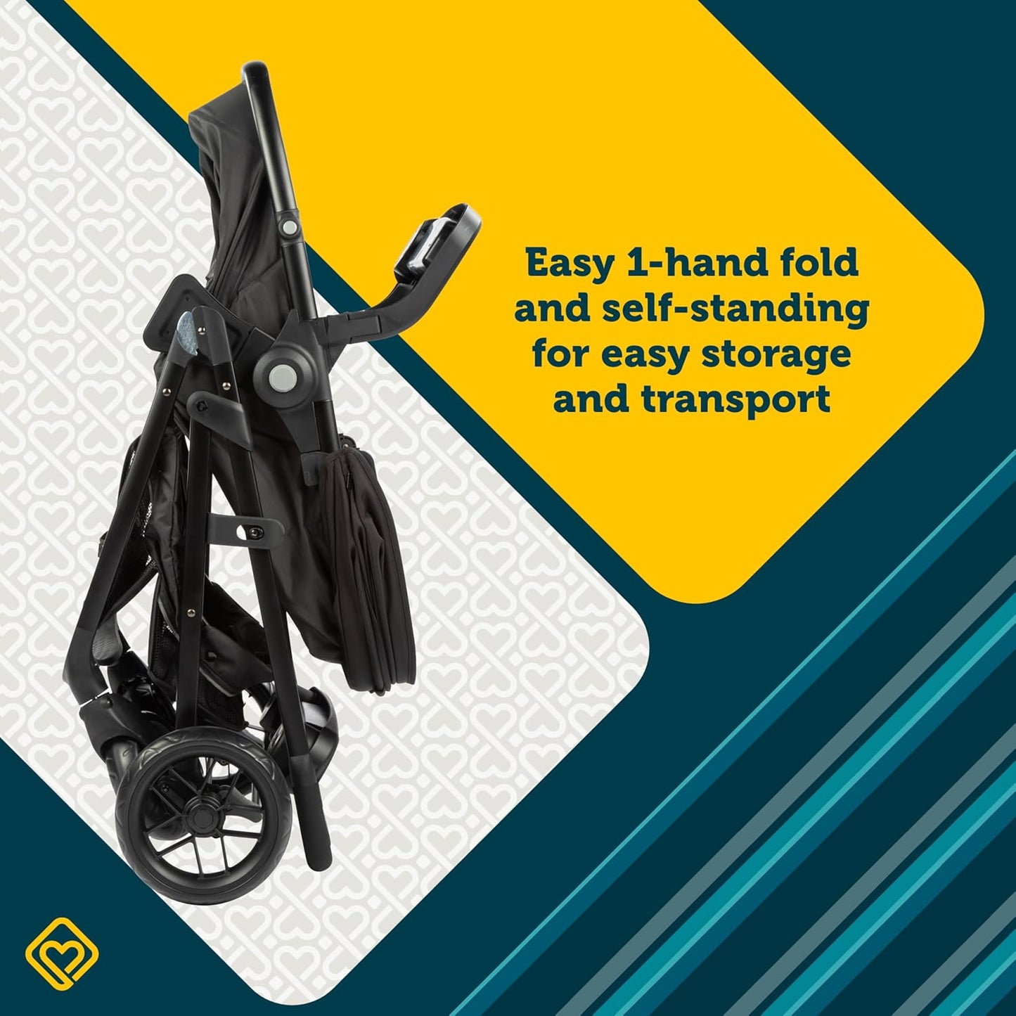 Safety 1st Grow and Go Flex 8-in-1 Car Seat Stroller Combo, Baby Stroller Travel Systems for Infants 4-30 lbs, Stroller and Carseat Combo Set, Night Rider