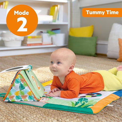 Bright Starts Tropical Treetop Baby Activity Gym & Tummy Time Mat, Ages Newborn & Up