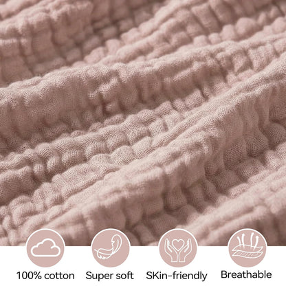 Muslin Bassinet Sheet Compatible with Maxi-COSI Iora & Iora Air Bedside Sleeper - 100% Cotton Rectangular Mattress Pad Cover (33"x20"), Breathable & Soft, Boho (1 Pack Blue)