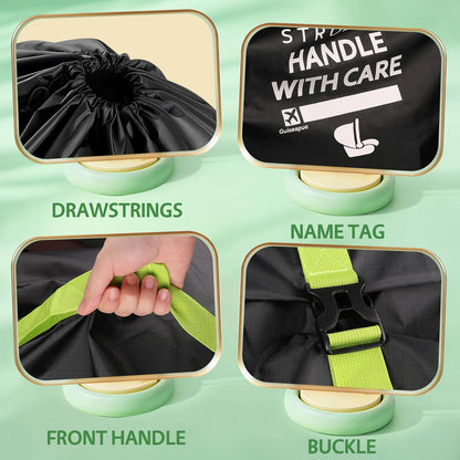 Guiseapue Car Seat Travel Bag for Airplane: Car Seat Bags for Air Travel Fit All Car Seats, Infant Carriers & Booster Seats, Carseat Cover Fit Doona Graco Evenflo, First Mothers Day Gifts for New Mom