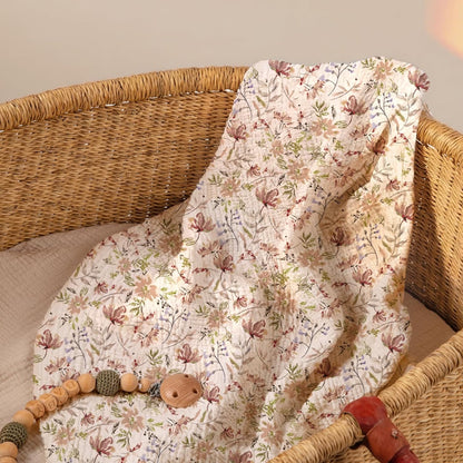lulumoon Baby Bassinet Sheets Muslin: Cotton Bedside Bassinet Sheets Leaf for Boys - Fitted for Bedside Sleeper Mattress