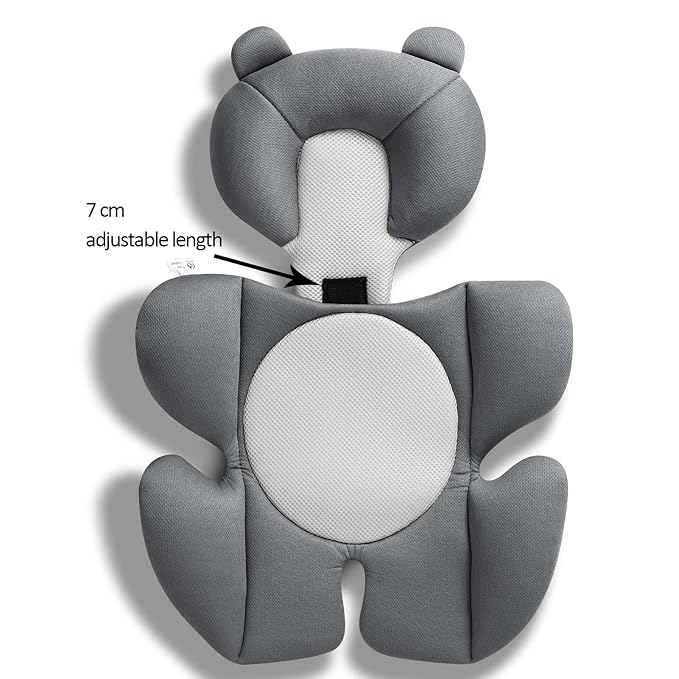 G Ganen Baby Comfort Support Cushion Stroller and Seat Comfort Cushion Insert Liner (Dark Grey)