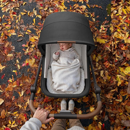 MAMAZING Air Lux Baby Stroller, Carbon Fiber Frame Only 15.8lbs, Compact Fold Toddler Stroller with Reversible Seat with Infant Insert, Included UPF 50+ Canopy, Large Storage Basket & Car Seat Adapter