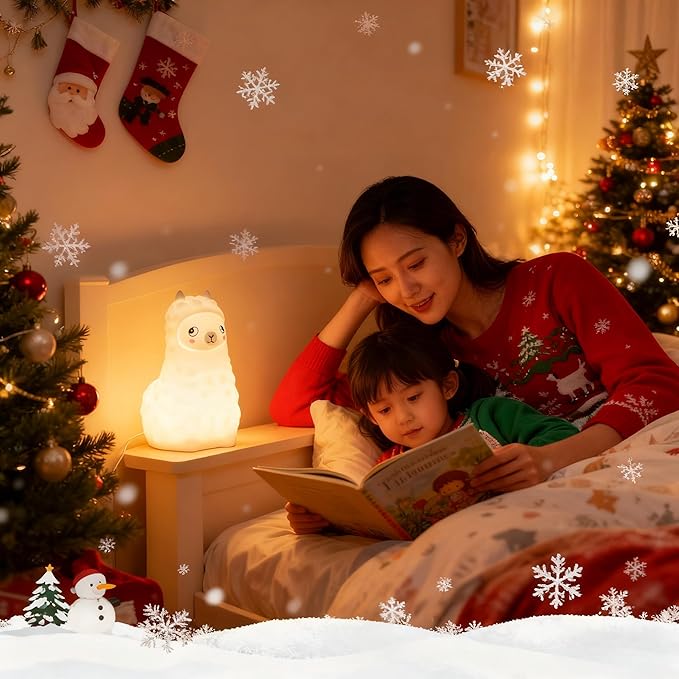 Baby Night Light for Car Seat- Dimming Function 9 Colors Changing Eye Caring Portable Rechargeable & Timing Bedside Lamp Light Up Toddler Bed Room Travel Essentials Squishy Silicone Infant BPA Free