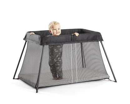 BabyBjörn Travel Crib Light - Black (040280US), One Size