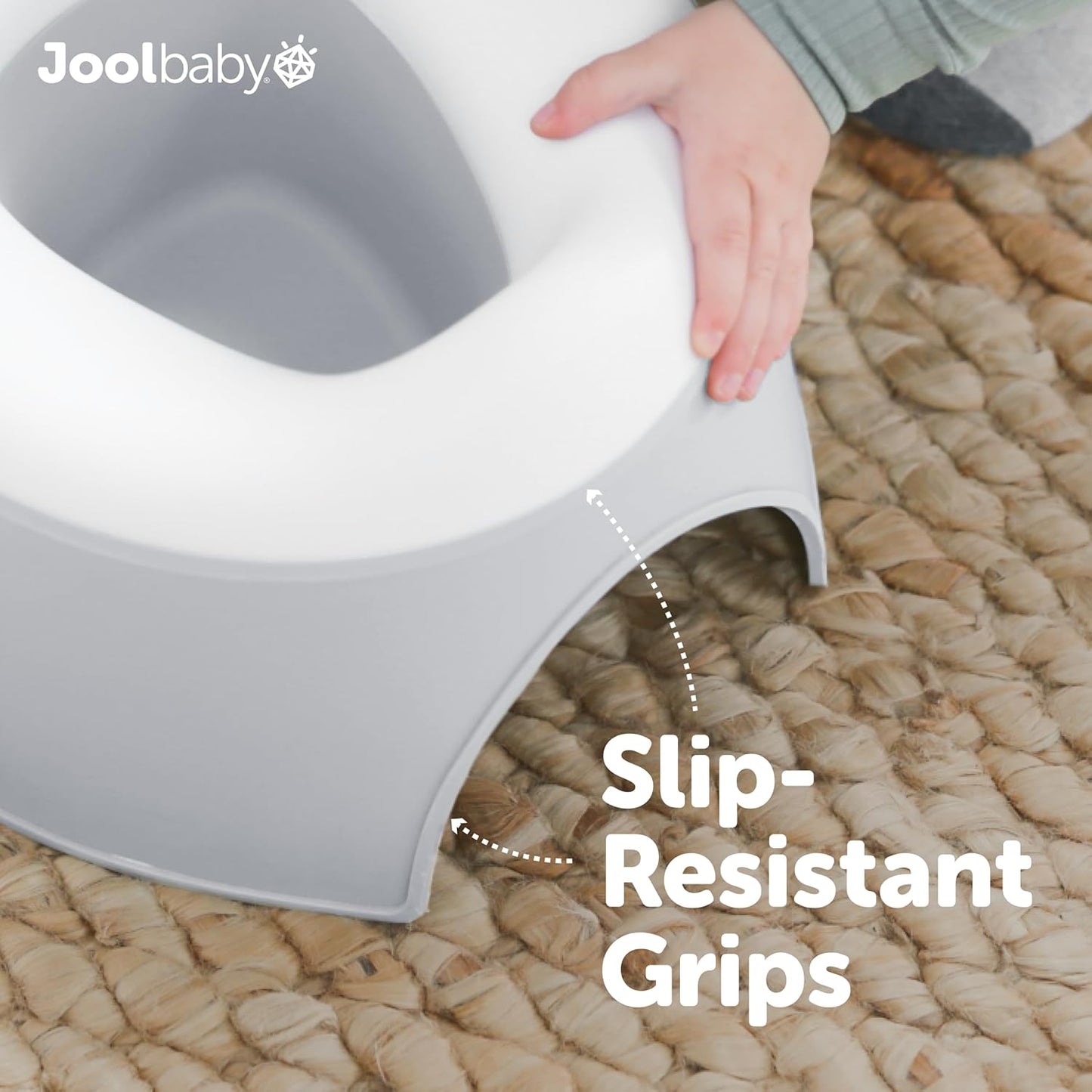 Jool Baby 2-in-1 Toddler Potty Chair + Training Seat for Toilet Training – Splash Guard, Easy to Clean (Sage)