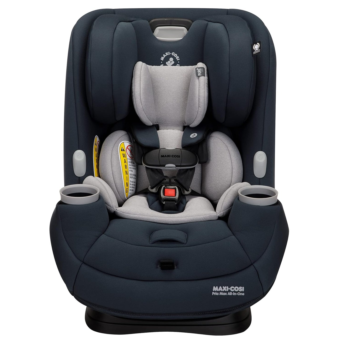 Maxi-Cosi Pria Max 3-in-1 Convertible Car Seat, Infant to Toddler Car Seat, ClipQuick Magnetic Chest Clip, Quick-Install Latch, Machine-Washable Cover, 5-100 lbs, Oyster Shell