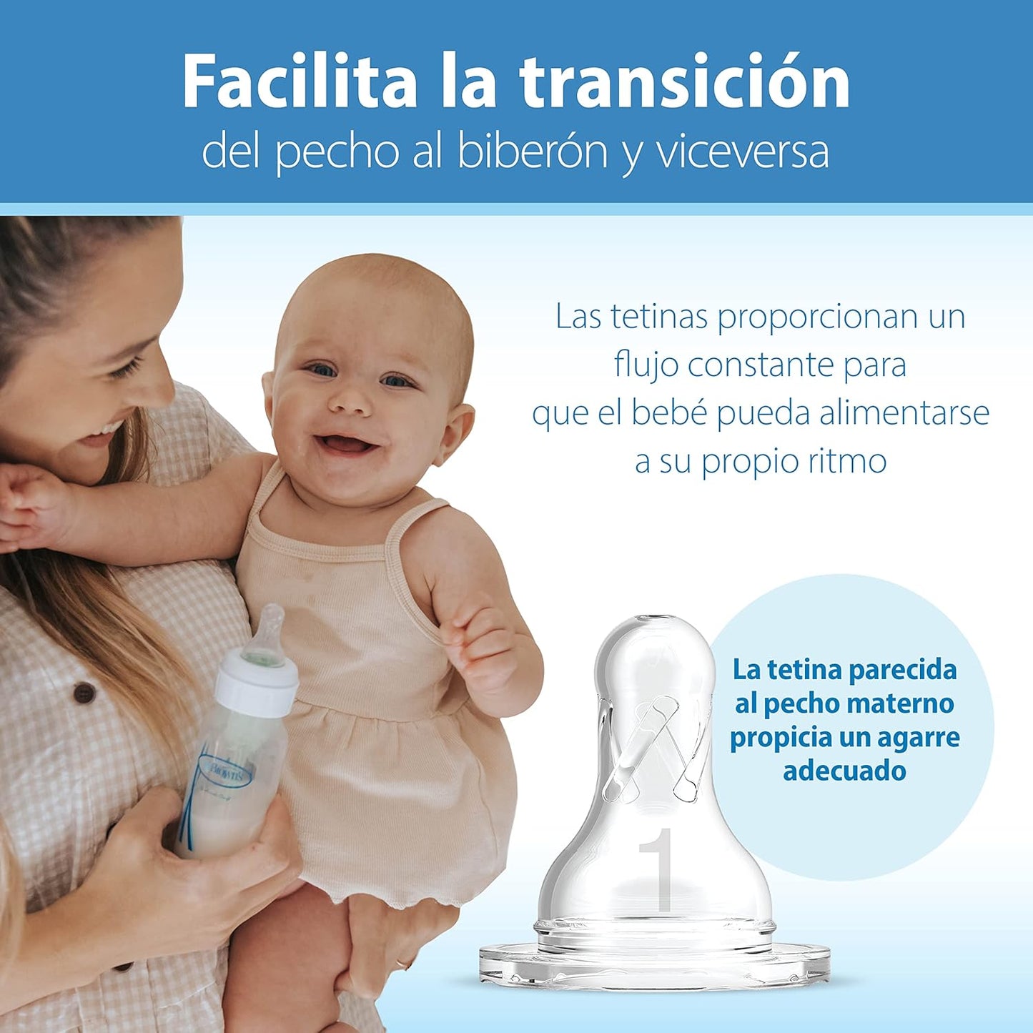 Dr. Brown's Natural Flow Anti-Colic Options+ First Year Feeding Set with Newborn Baby Bottles, Soft Spout Transition Cup, Bottle Cleaning Brush & 100% Silicone HappyPaci Pacifier, 0m+