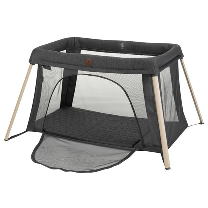 Maxi-Cosi Calao Travel Playard, Infant Bassinet, Toddler Playpen, Portable, Lightweight, Foldable, Easy Setup, with Carry Bag, Breathable Mesh, Truffle