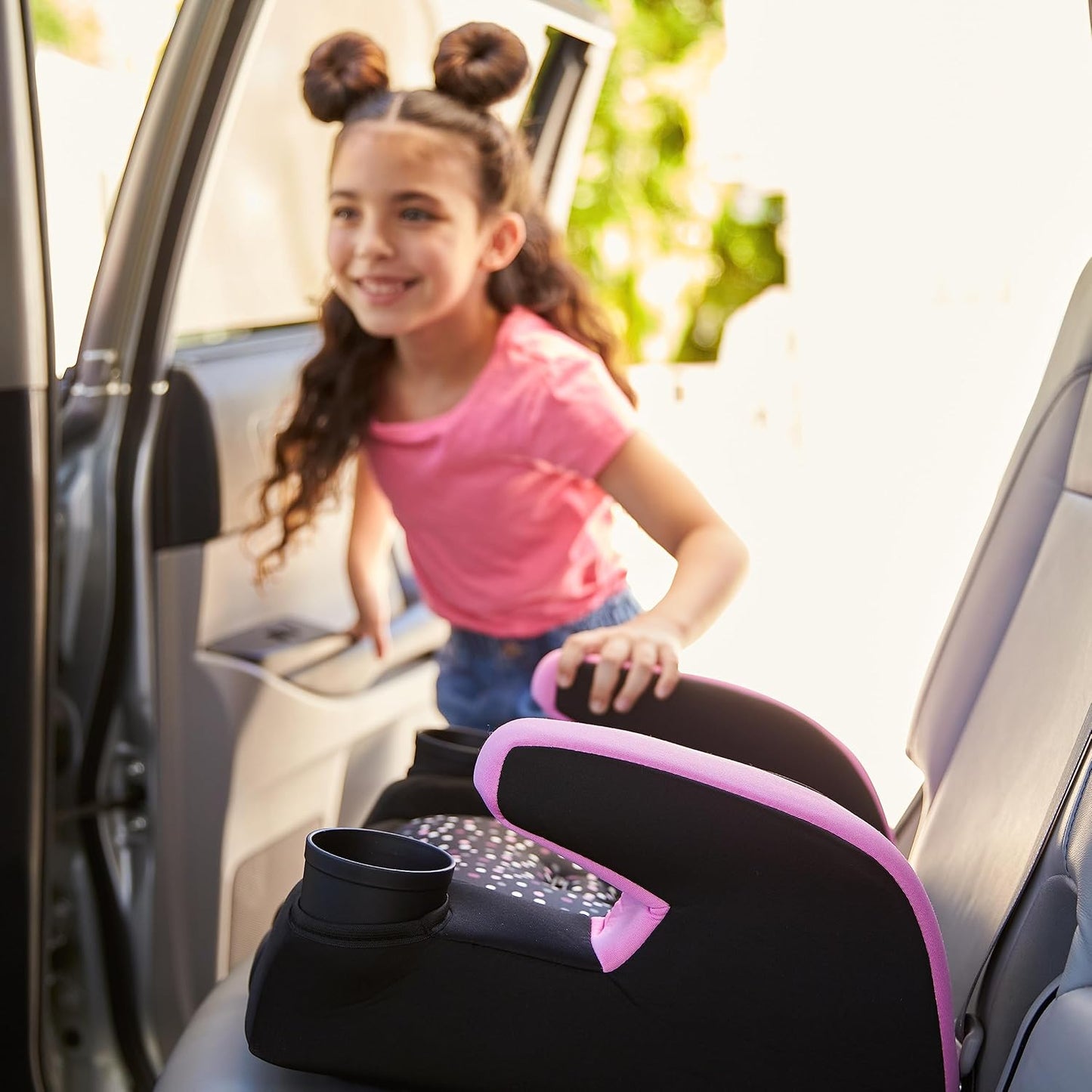Disney Baby MagicSquad 3-in-1 Harnessed Booster Car Seat, Minnie Dot Party