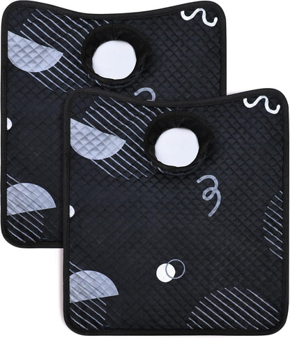 Car Seat Protector for Potty Training, 2 Pack Waterproof CarSeat Liner Toilet Training for Baby Infant Toddler, Dry Seat Piddle Pads Cover for Strollers (Gray)