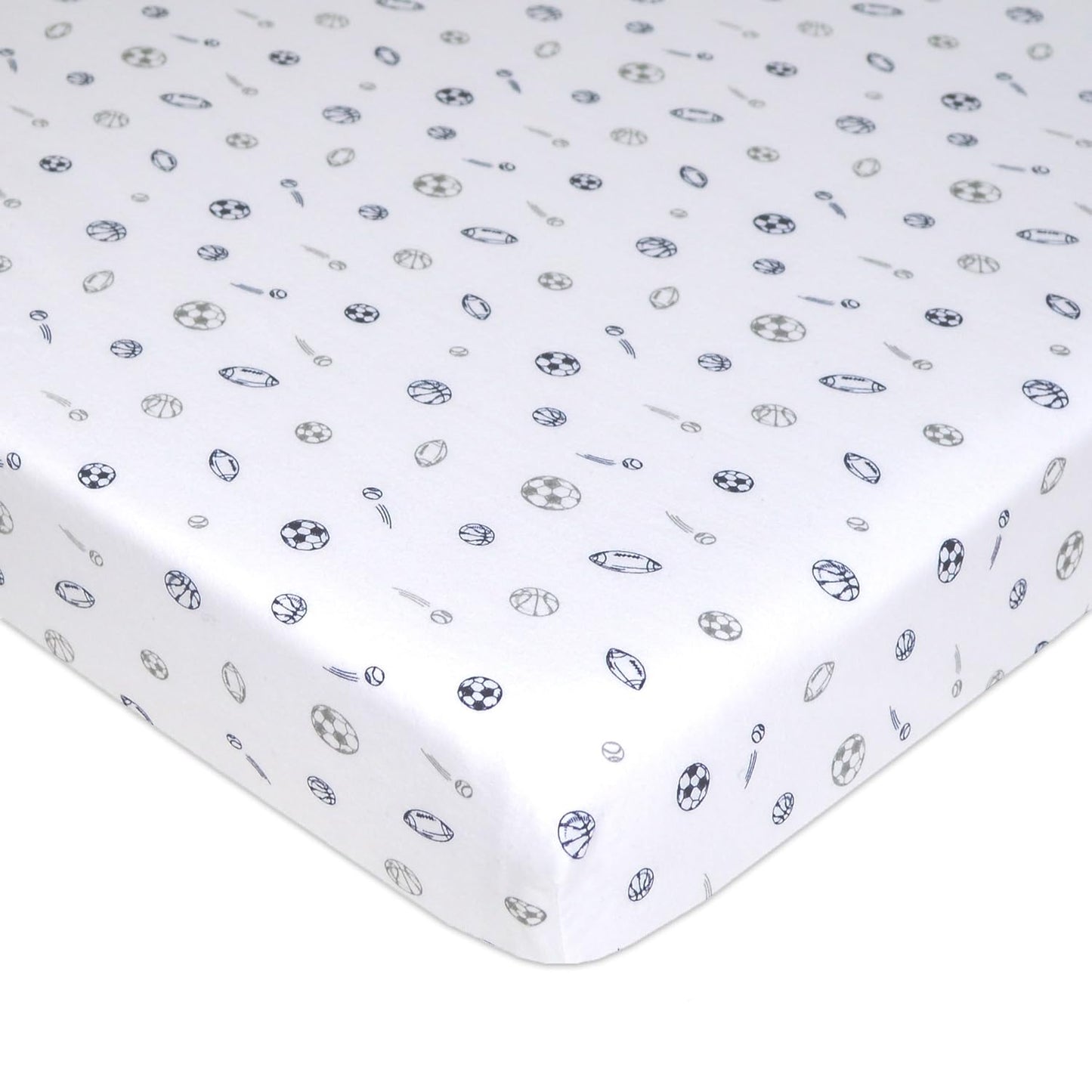 American Baby Company 2 Pack 100% Natural Cotton Fitted Pack and Play Sheets 39" x 27" - Soft & Breathable Pack N Play Sheets for Playard & Mini Crib Mattress, Pink Stars/Zigzag, for Boys & Girls