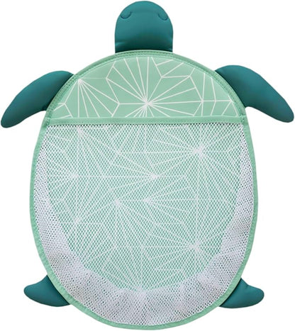 Oceana Bath Toy Organizer with Suction Cups by Copper Pearl: Extra-Large Mesh Bath Toy Holder for Bathtub, Quick-Dry Bath Toy Storage Net, Convenient Bath Toy Net for Tub - Wade