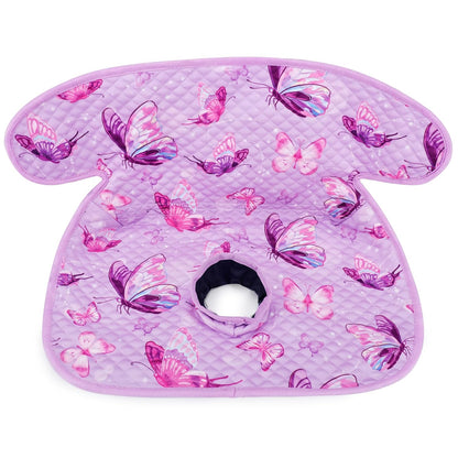 Babenest Car Seat Potty Protector Cover -Waterproof Carseat Training Liner for Baby &Toddler Shower Gift, Dry Piddle Pee Pad with Fun Designs for Strollers & Infant Car Seats (2pcs Pink)