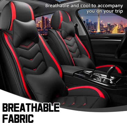 CTDS Car Seat Covers for MINI Convertible 2013-2026, Stylish Sport Seat Covers, Premium Nappa Leather Car Seat Cover. Automobile Seat Covers Sets.(Luxury 5 Seats/Beige)