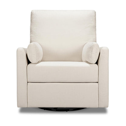Carter's by Davinci Ethan Swivel Recliner in Performance Forest Green Linen, GREENGUARD Gold & CertiPUR-US® Certified