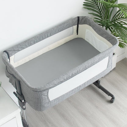 Baby Bassinet Sheets 4 Pack Fit for Baby Delight, Semphis, Kiniew, Jimglo, Cowiewie, JevrJeur, Newton Baby, AirClub, Mika Micky, Ezebaby and Besrey Bassinet, Green