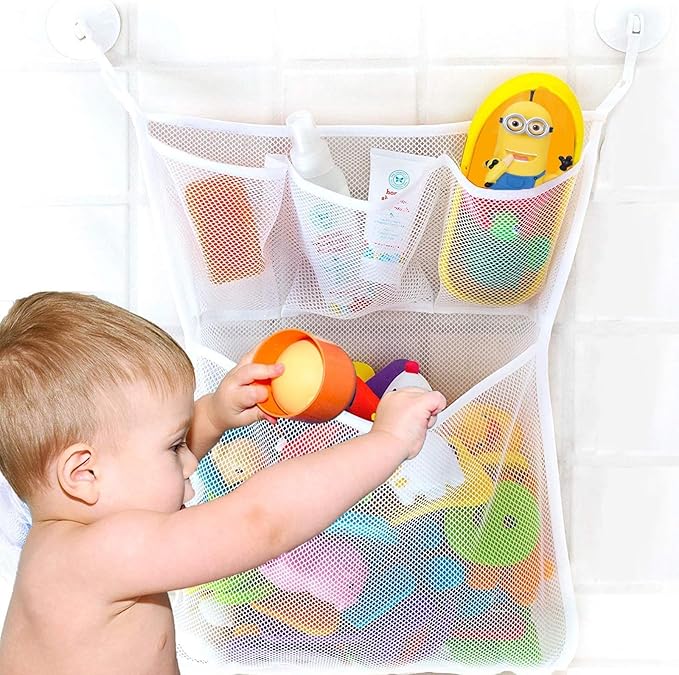 Bath Toy Storage,Bath Toy Holder Organizer,Bathtub Toy Storage Organizer