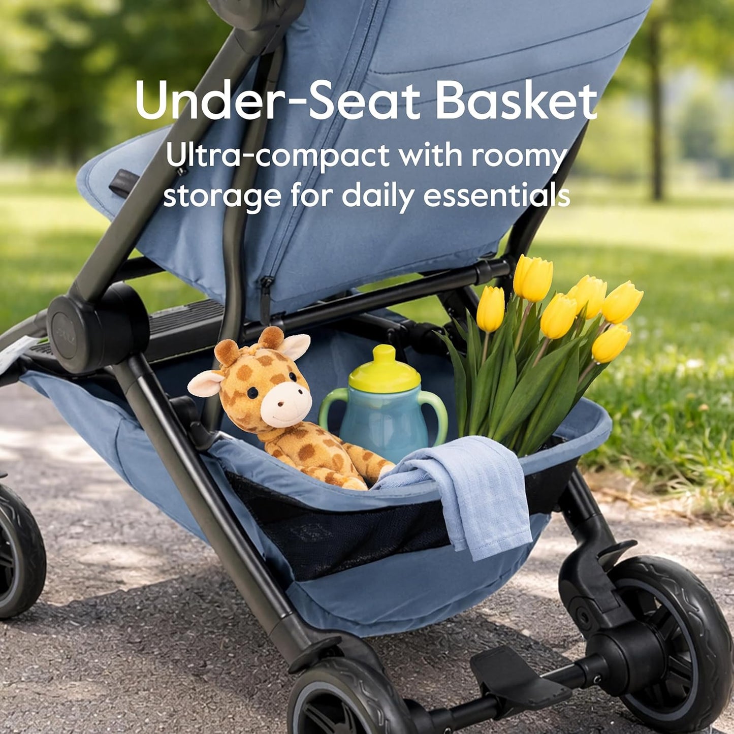 Joolz Dot Ultra Lightweight Travel Stroller – Compact Fold, Airplane Compatible, 5-Point Harness, UPF 50+ Canopy – Easy to Carry City & Travel Stroller - Dune Beige