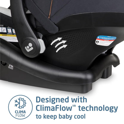 Maxi-Cosi Mico Luxe Infant Car Seat with Base, Rear Facing Car Seat for Babies, Baby Carseat 4-30 lbs, Baby Car Seats, Infant Car Seats, New Hope Tan