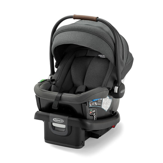 Graco® Gomax Infant Car Seat, Orchid Haze, Lightweight, Reclining Rear Facing Car Seat Installs with or Without a Base