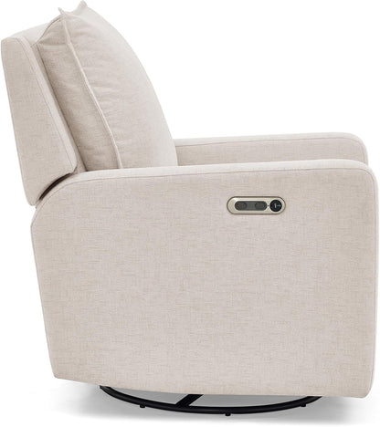 babyGap Harlowe Power Recliner with USB-A and Type-C Ports by Delta Children - Greenguard Gold Certified – Stain-Resistant Performance Fabric is Oeko-TEX Standard 100 Certified, Sand
