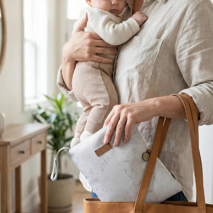 HAMUR Baby Diaper Bag Organizer – Travel-Friendly, Compact & Foldable | Stroller Pouch for Newborn Essentials – Must-Have for Boys & Girls (Leaves)