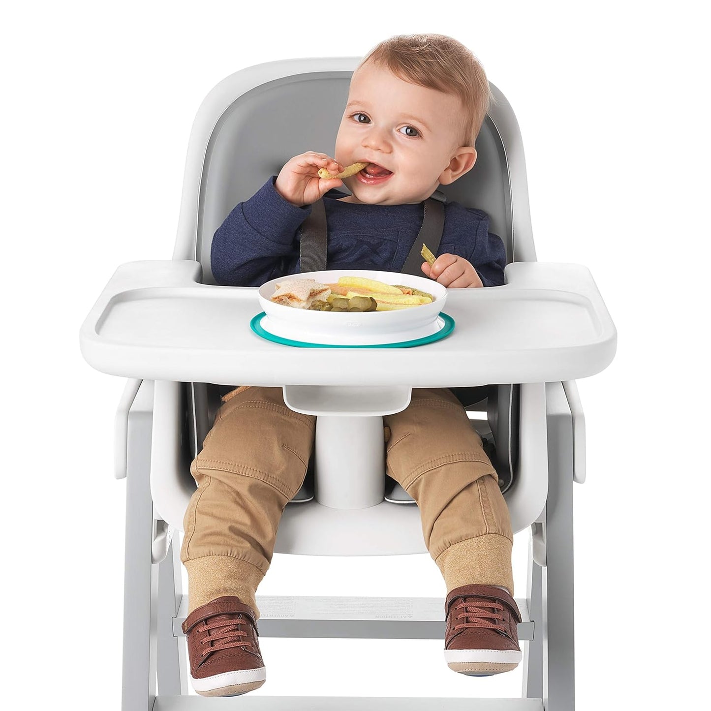OXO Tot Stick and Stay Suction Plate - Blossom