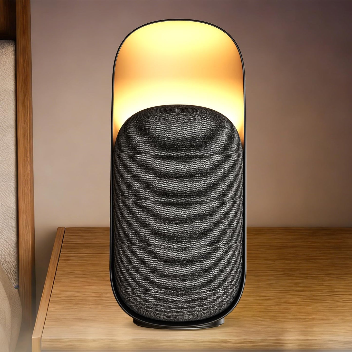 Sound Machine Night Light White Noise Machine with BT Speaker,6 Soothing Sounds,White Noise Sound Machine with Convenient Timer Options,for Baby Kids Adult Home Office Travel