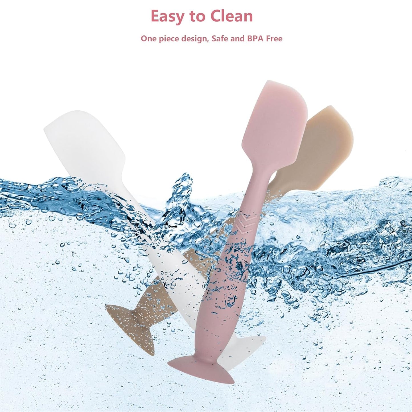 3-Pack Baby Diaper Cream Spatula - Baby Diaper Rash Cream Applicator for Butt Paste - Diaper Cream Brush for Newborn Essentials (grey, pink, white)