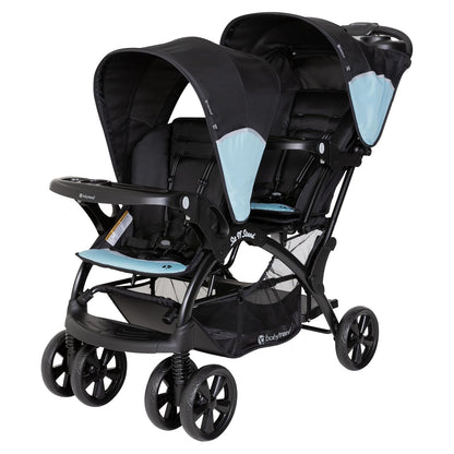 Baby Trend Sit N' Stand® Double 2.0 Stroller, Dash Black
