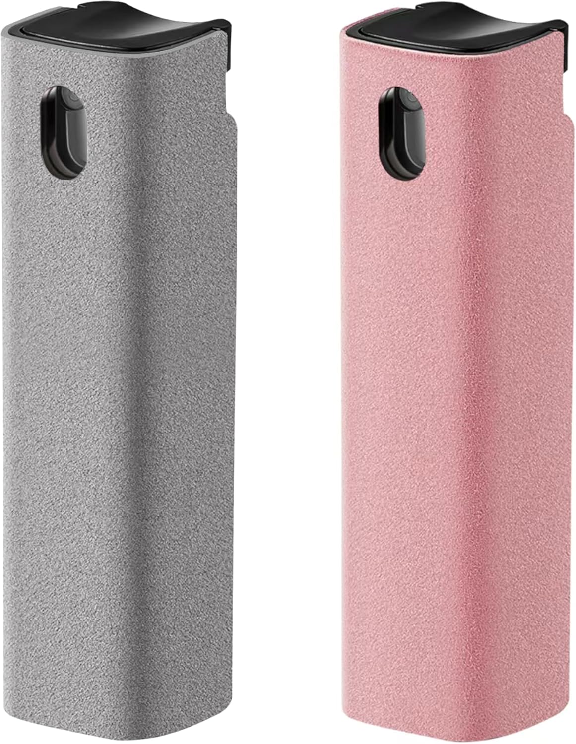 YTT Touchscreen Mist Cleaner, Screen Cleaner, for All Phones, Laptop and Tablet Screens,Two in One Spray and Microfiber Cloth Pink and Light Gray 2Pack