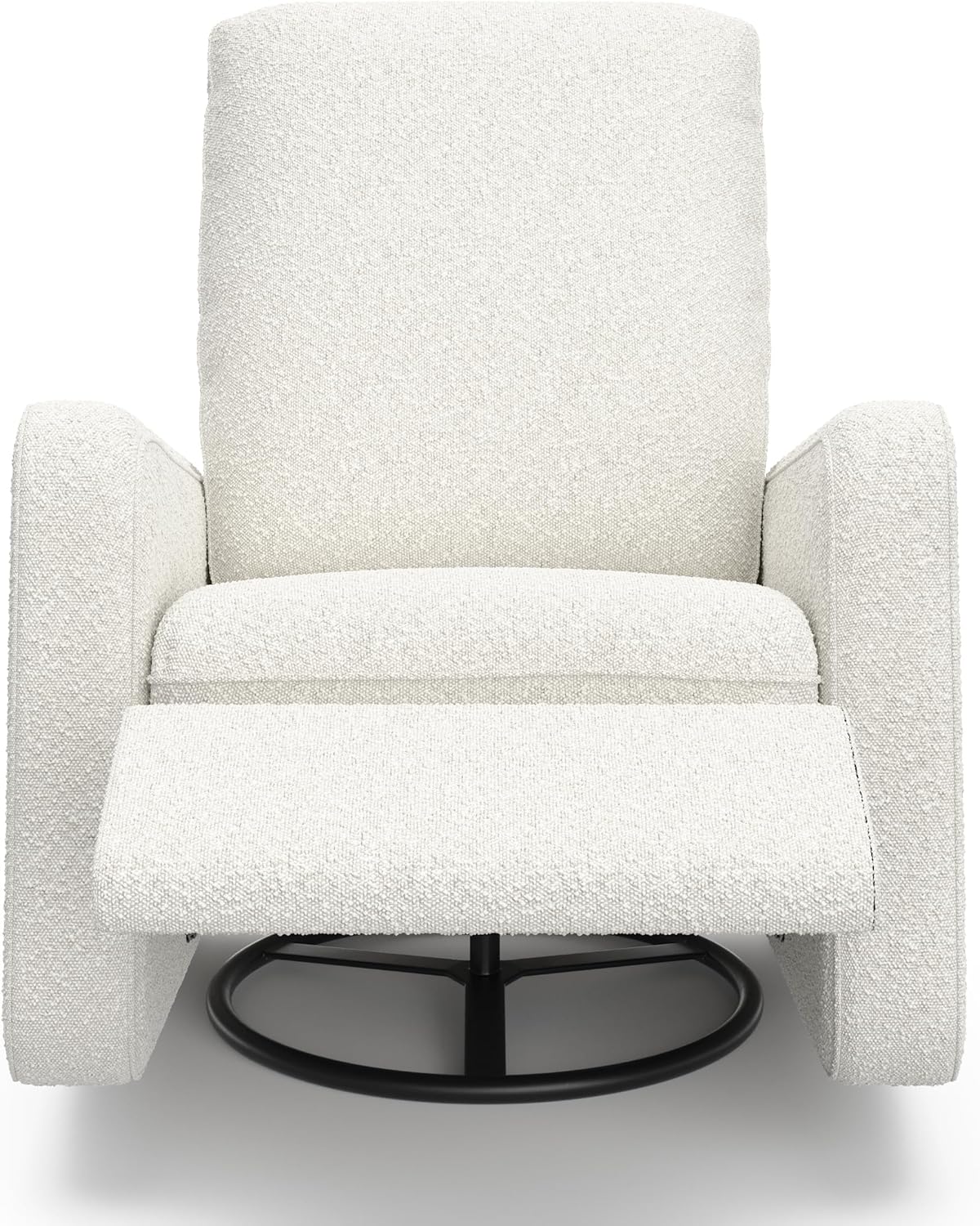 Graco Teddi Power Recliner Swivel Glider, Electronic Power Recline, Oeko-TEX 100 Certified, USB-A & USB-C Charger, Premium Cushioning & Comfort – (Ivory Basketweave)