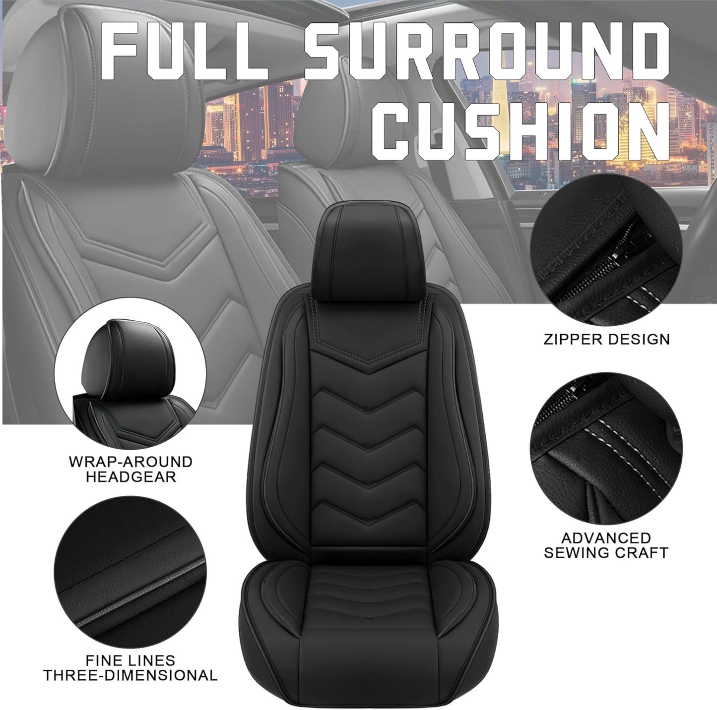 CTDS Car Seat Covers for MINI Convertible 2013-2026, Stylish Sport Seat Covers, Premium Nappa Leather Car Seat Cover. Automobile Seat Covers Sets.(Luxury 5 Seats/Beige)