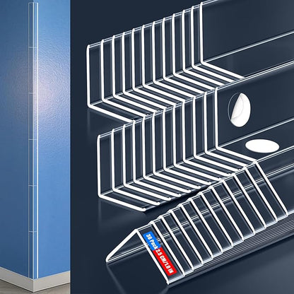 Clear Corner Protectors –Self-Adhesive Baby Proofing Safety Bumpers for Walls, Furniture, Cabinets & Desks – Freely Spliced to Meet Your Needs(36PCS, 2.5x60.96cm/1.0x24in)