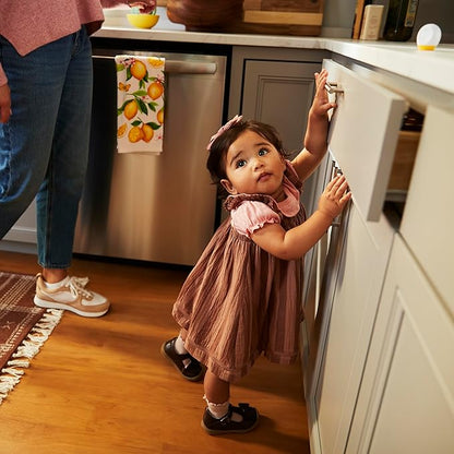 Safety 1st Adhesive Magnetic Cabinet Locks, Includes 12 Child Locks for Cabinets & Drawers, 2 Keys, White